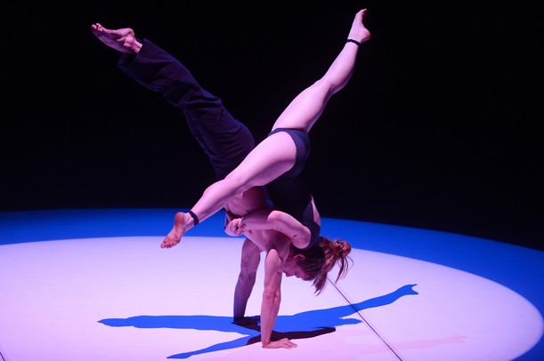 Acrobatic troupe Circa performs at the Power Center on Friday evening. Melanie Maxwell I AnnArbor.com